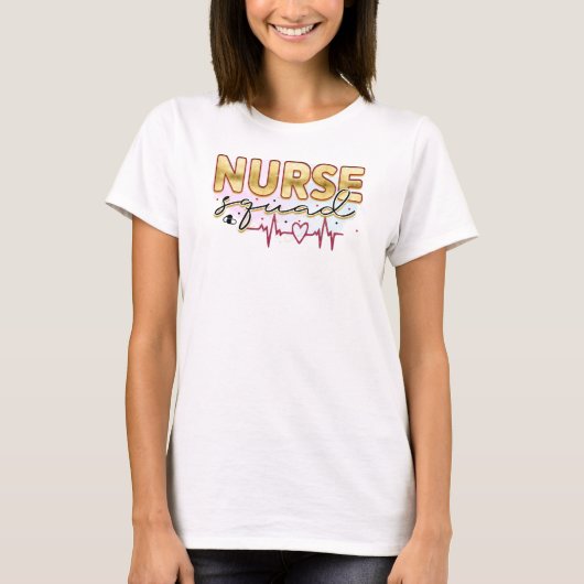 ナース – 婦人基本Tシャツ Tシャツ (正面)