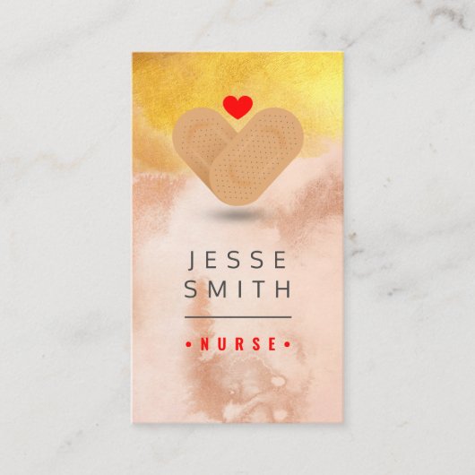 ナース/小児ナース/介護者 名刺 (正面)