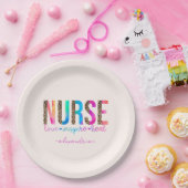ナース – 愛インスパイア、癒 ペーパープレート (パーティー)