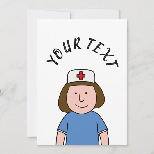 ナース 招待状 (正面)