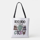 ナース・看護師 ハロウィン ブーブー Crew ゴースト トートバッグ (裏面)