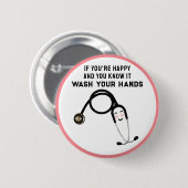 ナース 缶バッジ (正面&裏面)