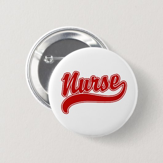 ナース 缶バッジ (正面&裏面)