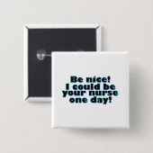 ナース 缶バッジ (正面&裏面)