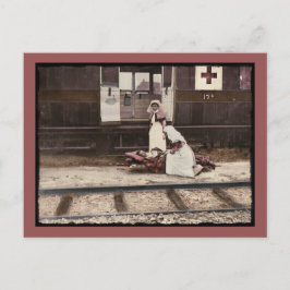 ナース・負傷者 ポストカード