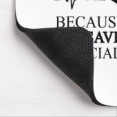 ナース『Badass Lifesaver』は公式ではないから マウスパッド (コーナー)