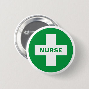 ナース- First Aid (White Cross) – 救急車救済, 缶バッジ