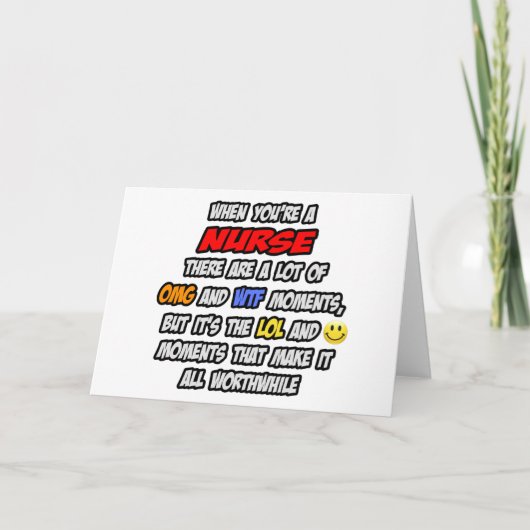 ナース...OMG WTFロール カード (正面)