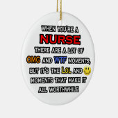 ナース..OMG WTFロール セラミックオーナメント (右)