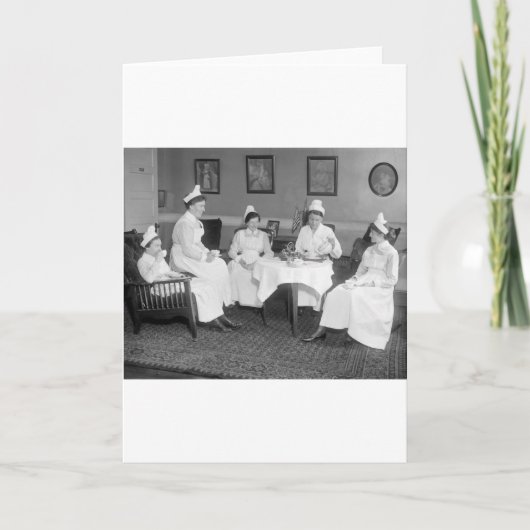 ナースat tea, early 1900s カード (正面)