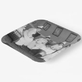 ナースat tea, early 1900s ペーパープレート (傾斜あり)