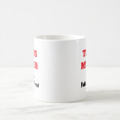 ナースCPRコーヒー忍耐性反復コーヒーマグ コーヒーマグカップ (中央)