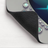 ナースEKGハートおよび宝石マウセパド マウスパッド (コーナー)