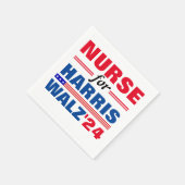 ナースforハリスウォルズレッドブルー スタンダードカクテルナプキン (角)