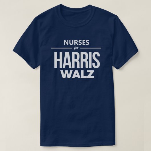 ナースfor Harris Walz Tシャツ (デザイン正面)