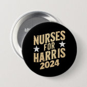 ナースHarris 2024 USA 缶バッジ (正面&裏面)