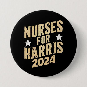 ナースHarris 2024 USA 缶バッジ