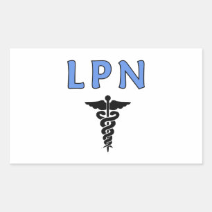 ナースLPNカテゴリ 長方形シール