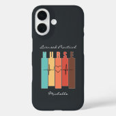 ナースLPN RN医療ヴィンテージ色(名称) Case-Mate iPhoneケース (裏面)