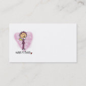 ナースR天使Tシャツとギフト 名刺 (裏面)