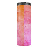 ナースRNピンクオレンジウォーターカラーメディカルモノグラム タンブラー (裏面)