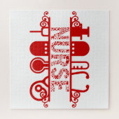 ナースrn登録ナース看護学校女性 ジグソーパズル (横)