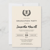 ナースRN BSN看護学校卒業パーティー 招待状 (正面)