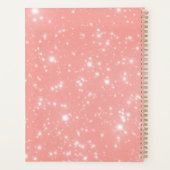 ナースRN Caduceus赤面Pinkパーソナライズされた名  プランナー手帳 (裏面)