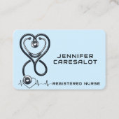 ナースRN、LVN、LPN、管理ビジネス・カード 名刺 (正面)