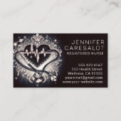 ナースRN、LVN、LPN、管理ビジネス・カード 名刺 (正面)