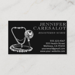 ナースRN、LVN、LPN、管理ビジネス・カード 名刺