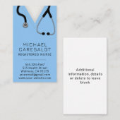 ナースRN、LVN、LPN、管理者 名刺 (正面/裏面)