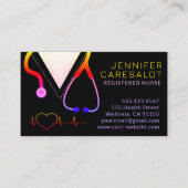 ナースRN、LVN、LPN、Patient Rainbow 名刺 (正面)