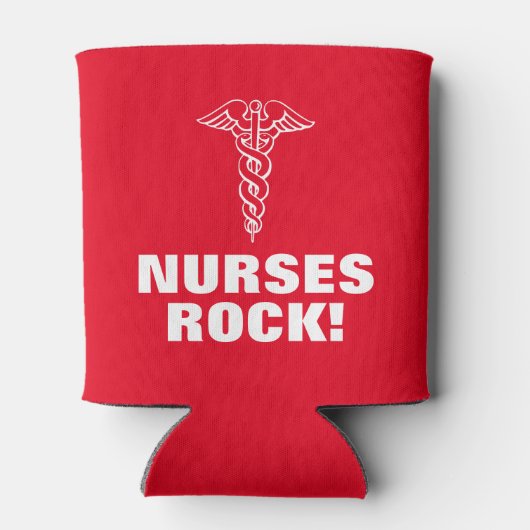 ナースROCKはナース週間の授乳日のためにクーラー 缶クーラー (裏面)