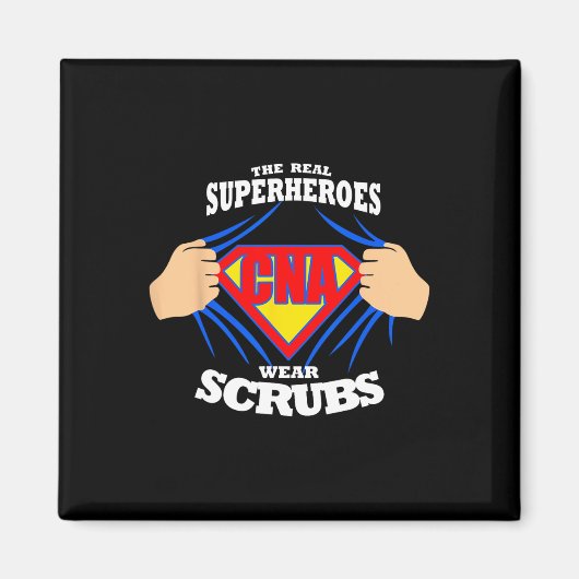 ナースSザスーパーヒ実在オロー衣服スクルスCnaナース マグネット (正面)