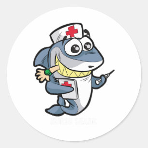 ナースSHARK医師の医学病院のシリンジギフト ラウンドシール