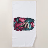 ナースSharkAngel SharkNurses PracticeShark day ビーチタオル (正面)