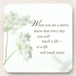 ナースTouch野生の花で人生 コースター
