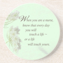 ナースTouch野生の花で人生 コースター