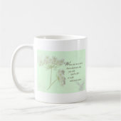 ナースTouch野生の花で人生 コーヒーマグカップ (左)