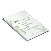 ナースTouch野生の花で人生 ノートブック (右側)