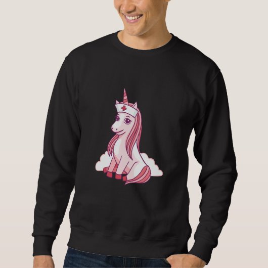 ナースUnicorn Nursicorn スウェットシャツ (正面)