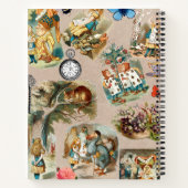 ナーセリー・アリスのカラフルな1800年代のクラシック・ワンダーランド ノートブック (裏面)