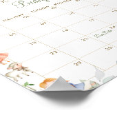 ナーセリー・ライム予想 赤ちゃんの誕生日 シャワーゲーム ポスター (角)