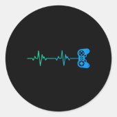 ナーディクールゲーム用ハートビートビデオゲーム制御装置 ラウンドシール (正面)