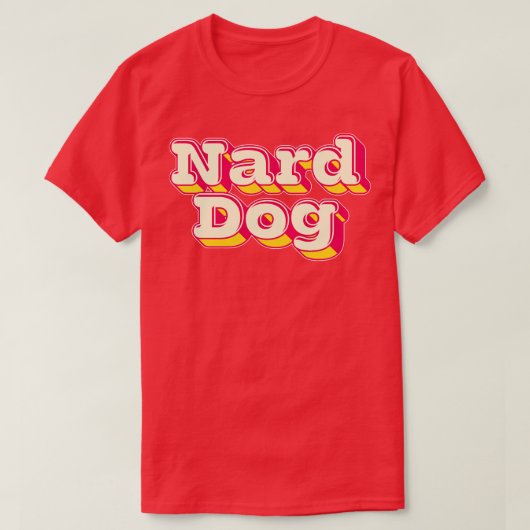 ナードドッグ1 Tシャツ (デザイン正面)