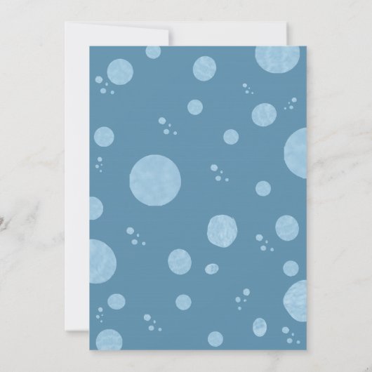 ナーファル誕生日招待状ボーイ1歳誕生日 招待状 (裏面)