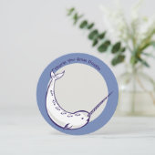 ナーホールラウンドフラットパネルキッズサンキューカード サンキューカード (スタンド正面)