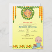 ナームカーラン命名式　ゴールドエレメント 招待状 (正面)