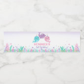 ナールウォーター・ボトル・ラベル – 海のデコールの下 ペットボトルラベル (シングルラベル)